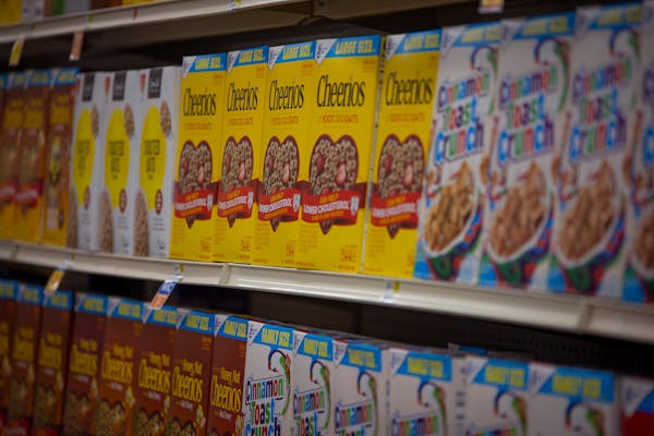 General Mills cereal photographed at a Cub Foods store in St. Paul, Minn., on Monday, November 15, 2021. ] Elizabeth Flores • liz.flores@startribune