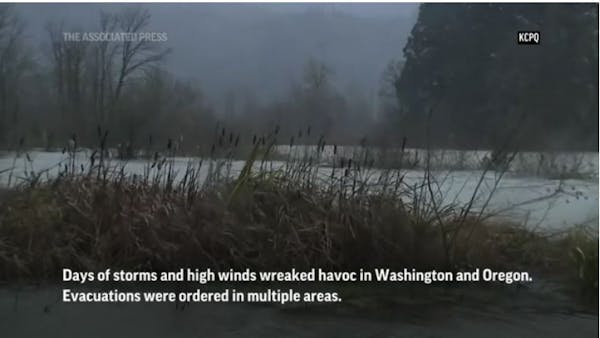 Storms hit Pacific Northwest, western Canada