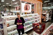 Part of Target’s growth plans include more Ulta Beauty shop-in-shops like this one that opened at a store in Edina last summer. 
