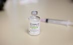 This July 25, 2018 photo shows a vial of the drug ketamine in Chicago. (AP Photo/Teresa Crawford)