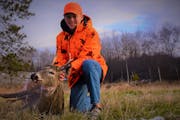 Bo Brannon, 14, of Genoa City, Wis., felled his first deer, a buck, on the Wisconsin deer opener while hunting with his dad,  Frank, as well as his gr