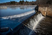 The Grindstone River Dam in Hinckley is one of the dams the Minnesota DNR wants to remove.