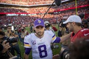 The last time Kirk Cousins and the Vikings played at Levi’s Stadium, it did not go well. 