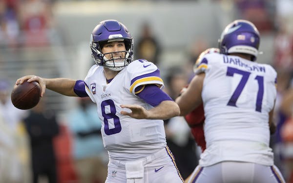 Vikings quarterback Kirk Cousins credits prayer, good blocking and smart protection schemes by his coaches for his durability.