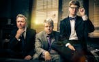 Chan Poling, John Munson and Steve Roehm of the New Standards will perform three shows at the State Theatre this weekend.