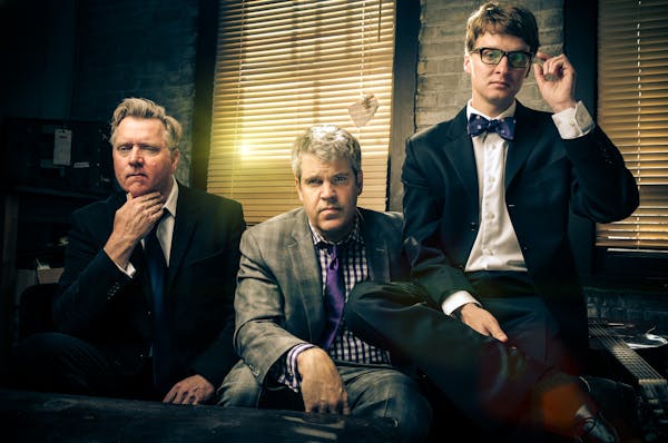 Chan Poling, John Munson and Steve Roehm of the New Standards will perform three shows at the State Theatre this weekend.