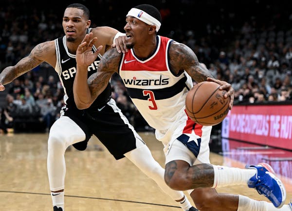 Bradley Beal drives the scoring for the Washington Wizards, averaging 22.9 points per game.