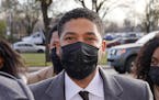 Actor Jussie Smollett arrives Thursday, Dec. 2, 2021, at the Leighton Criminal Courthouse on day four of his trial in Chicago.