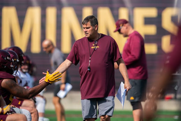 Fleck plans to bring back Ciarrocca as Gophers' offensive coordinator