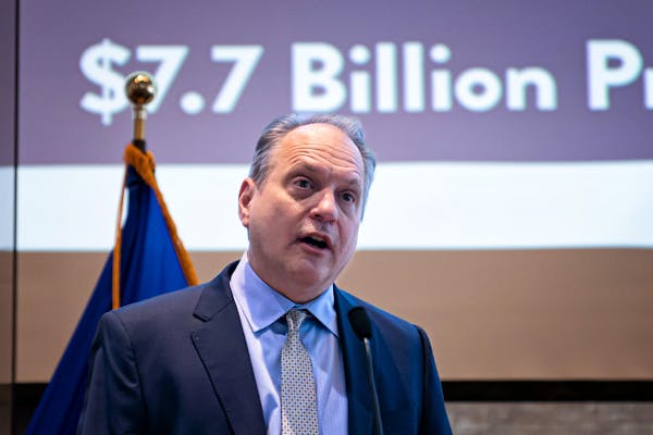 Management and Budget Commissioner Jim Schowalter announced that Minnesota’s budget and economic forecast shows a projected $7.7 billion surplus.