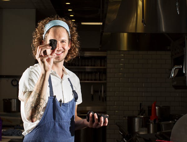 Chef Tyler Shipton during his days as chef of Borough in Minneapolis.