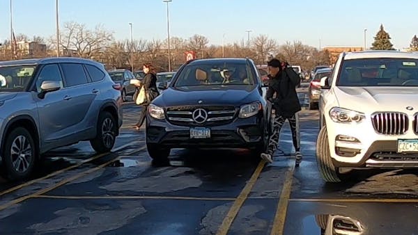 St. Louis Park police shared this photo from the Lunds & Byerlys, 3777 Park Center Blvd., about a report of an attempted carjacking. The suspects atte