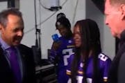 Nya Sigin met with Vikings co-owner Mark Wilf and NFL Commissioner Roger Goodell before Thursday night’s game at U.S. Bank Stadium.