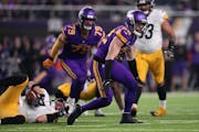 Harrison Smith has 15.5 sacks in eight seasons under Mike Zimmer, including one of Pittsburgh’s Ben Roethlisberger last month.