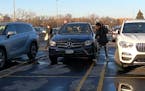 St. Louis Park police seeking to break up a carjacking ring released this photo of an around 3 p.m Thursday at the Lunds & Byerlys on Park Center Boul