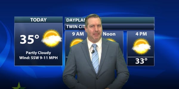 Evening forecast: Mostly clear, then patchy, freezing fog