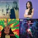 Olivia Rodrigo’s “Sour,” top middle, and cover art from some of the other best albums of 2021.