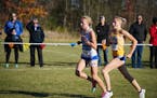 Ali Weimer (right) eventually made her way past all the competition at the state championships.