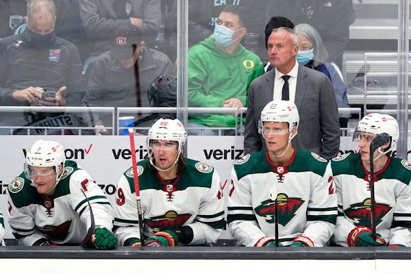 Coach Dean Evason is the man behind the Wild bench — and the catalyst behind speeding up the team’s offense.