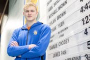 Charlie Crosby of Breck/Blake will swim for Texas, this week ranked first in the nation, after high school.