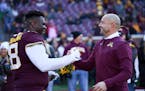 Senior defensive tackle Micah Dew-Treadway is among the productive players Gophers coach P.J. Fleck will have to replace in 2022.