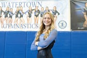Anna Mielke, Watertown-Mayer gymnastics, 2021 Star Tribune Metro Gymnast of the Year. Photo taken April 22, 2021. Photo: Jeff Lawler, SportsEngine