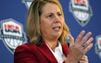 Minnesota Lynx head coach Cheryl Reeve during a news conference Dec. 8 at which it was announced that she’d been named head coach of USA Basketball 