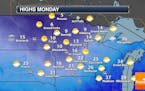 Slowly Falling Temperatures Monday - Any Snow Chances Before Christmas?