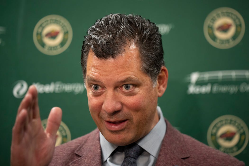 Wild General Manager Bill Guerin delivered a message to his team before the season. It was received, loud and clear.