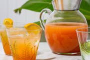 Tropical Storm punch from “Hot Little Suppers” is a crowd-pleasing option for New Year’s Eve.