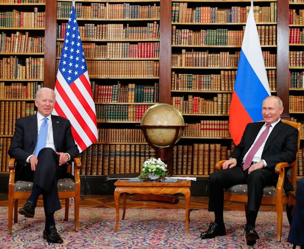 U.S. President Joe Biden met with Russian President Vladimir Putin in Geneva on June 16, 2021. 