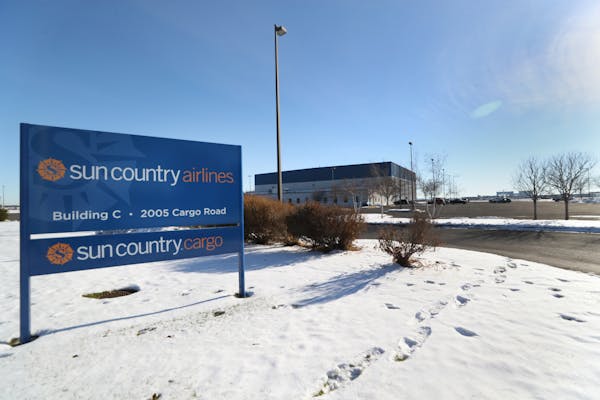 Sun Country’s headquarters at Minneapolis-St. Paul International Airport.