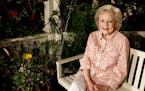 Betty White posed for a portrait on the set of the television show “Hot in Cleveland” in Studio City section of Los Angeles on Wednesday, June 9, 