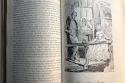 This 1950 Modern Library edition of “Vanity Fair” contains Thackeray’s own wood engraving illustrations.