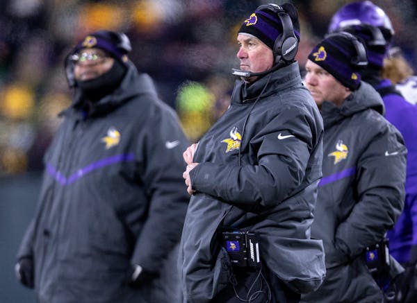 Coach Mike Zimmer said Monday that the Vikings owners have not approached him about his job security.