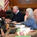 An open forum of the Crow Wing County Board in early January. The board went on to vote to request a forensic audit of the 2020 election in the county