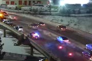 The State Patrol responded to several crashes and spinouts Friday morning, including this one on westbound Interstate 94 at Hwy. 280 in Minneapolis.