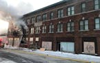 The Esmond Building in Duluth’s Lincoln Park neighborhood was destroyed in a fire. 