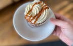Groundswell’s cupcake of the month is a fluffy mix of pistachios and caramel.