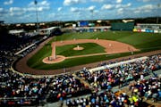 Hammond Stadium, where the Twins play spring training games in Fort Myers, Fla.