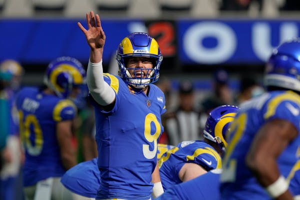 Quarterback Matthew Stafford is 0-3 in playoff games, worth knowing as he leads the 12-5 Los Angeles Rams into the playoffs.