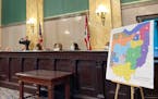 Members of the Ohio Senate Government Oversight Committee heard testimony on a new map of state congressional districts in this file photo from Nov. 1
