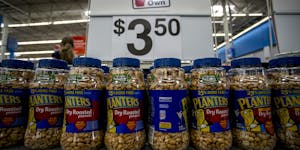 Planters has a streamlined new logo and deep blue packaging, upgrades new owner Hormel Foods is rolling out as it seeks to boost the brand it paid $3.