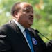 Martin Luther King III, his wife and their 13-year-old daughter will take part Saturday, Jan. 15, 2022 in an on-the-ground campaign for voting rights 