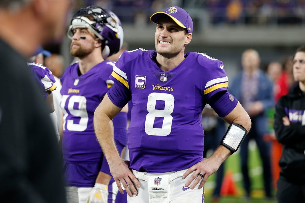 In a Week 17 home loss to the Bears in 2018, cameras caught quarterback Kirk Cousins and Adam Thielen at odds about a route.