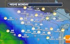 Cloudy Monday - Much Colder Later This Week