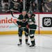Wingers Kirill Kaprizov, left, and Mats Zuccarello are firing on all cylinders for the Wild. Kaprizov has 10 points in his past five games played, whi