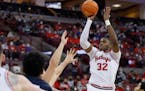 E.J. Liddell led Ohio State with 19 points in the No. 16 Buckeyes’ 61-56 victory over Penn State in Columbus, Ohio, on Sunday.