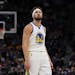 Against the Wolves at Target Center on Sunday night, Golden State guard Klay Thompson played only his fourth game after a series of injuries sidelined