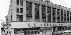 A Kresge store on Nicollet Mall, circa 1960. 